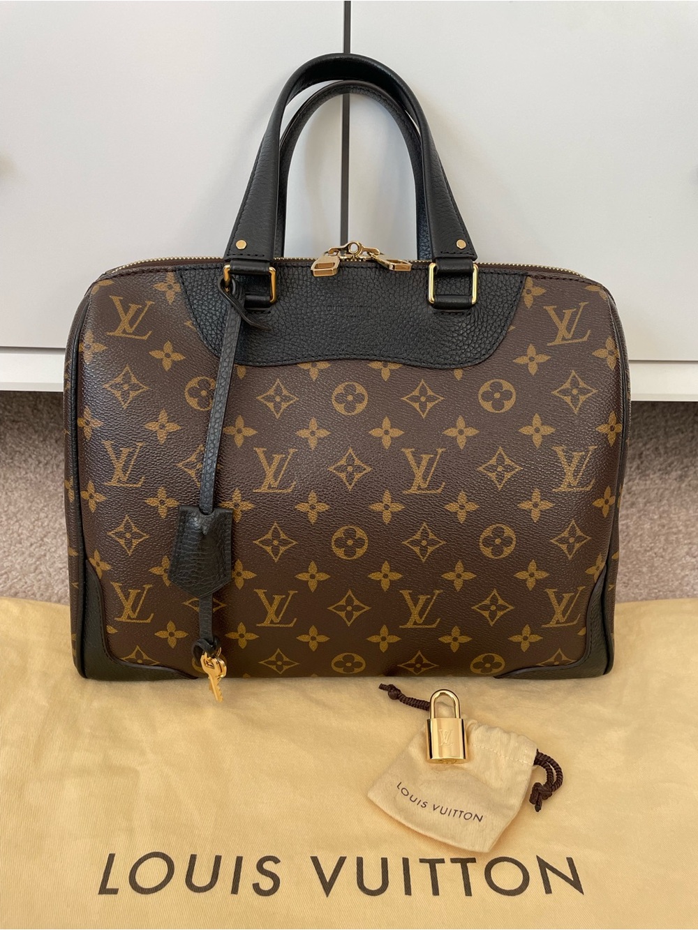 Louis Vuitton Retiro NM Noir - Monogram Canvas